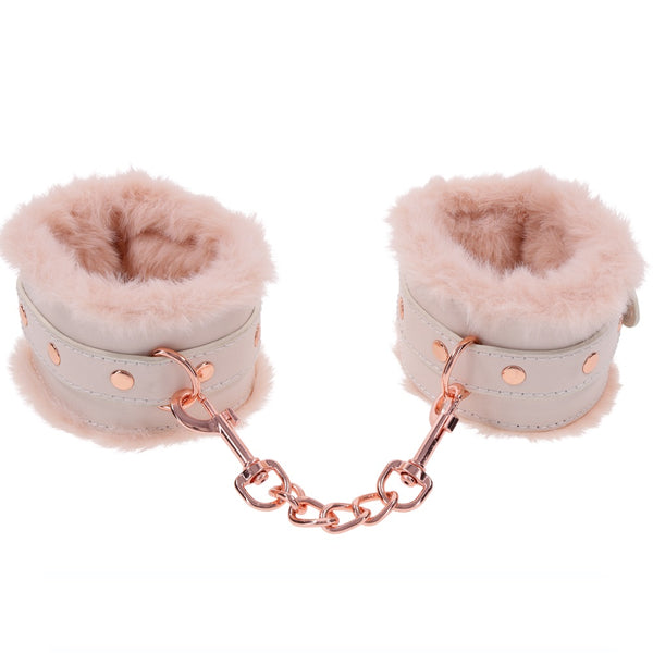 Sportsheets Sex & Mischief: Peaches ‘n CreaMe Fur Handcuffs - Extreme Toyz Singapore - https://extremetoyz.com.sg - Sex Toys and Lingerie Online Store - Bondage Gear / Vibrators / Electrosex Toys / Wireless Remote Control Vibes / Sexy Lingerie and Role Play / BDSM / Dungeon Furnitures / Dildos and Strap Ons &nbsp;/ Anal and Prostate Massagers / Anal Douche and Cleaning Aide / Delay Sprays and Gels / Lubricants and more...