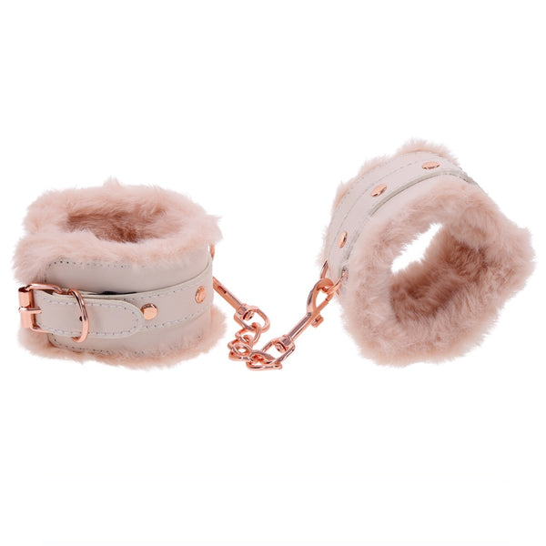 Sportsheets Sex & Mischief: Peaches ‘n CreaMe Fur Handcuffs - Extreme Toyz Singapore - https://extremetoyz.com.sg - Sex Toys and Lingerie Online Store - Bondage Gear / Vibrators / Electrosex Toys / Wireless Remote Control Vibes / Sexy Lingerie and Role Play / BDSM / Dungeon Furnitures / Dildos and Strap Ons &nbsp;/ Anal and Prostate Massagers / Anal Douche and Cleaning Aide / Delay Sprays and Gels / Lubricants and more...