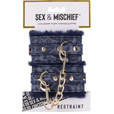 Sex & Mischief: Cougar Fur Handcuffs