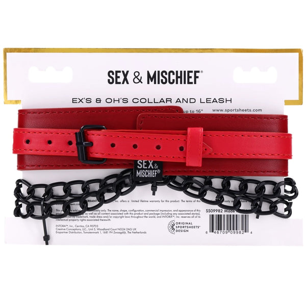 Sex & Mischief: Ex's & Oh's Collar and Leash