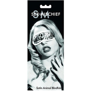 Sex & Mischief Satin Blindfold - Animal