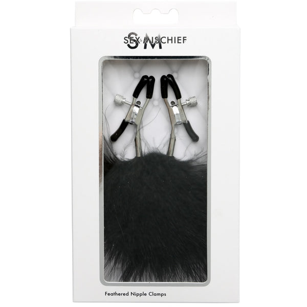 Sex & Mischief Feathered Nipple Clamps