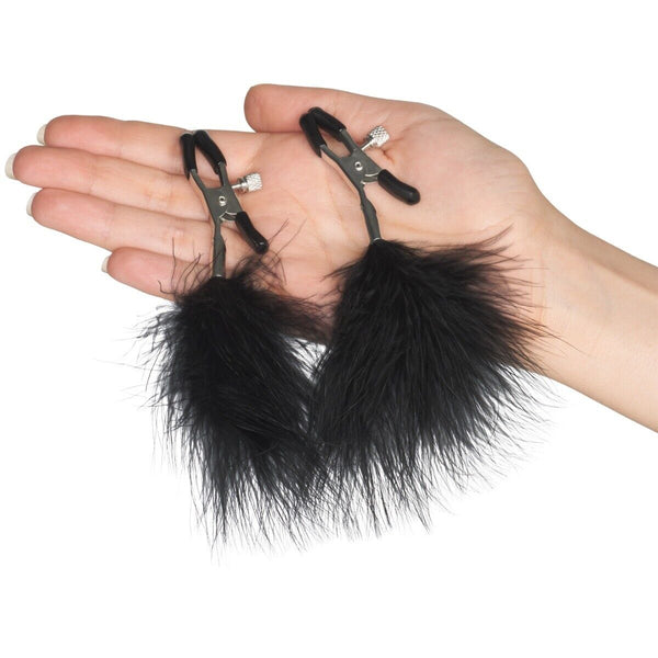Sex & Mischief Feathered Nipple Clamps