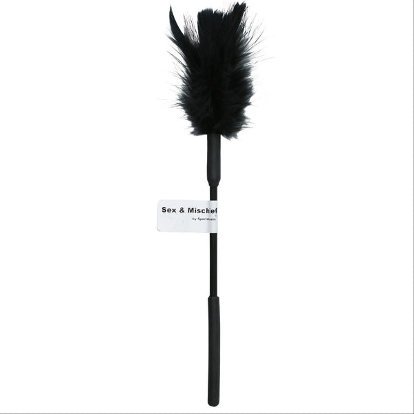 Sex & Mischief Feather Tickler - Black