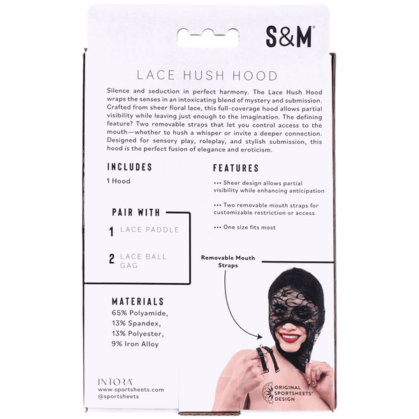 Sex & Mischief: Lace Collection Lace Hush Hood