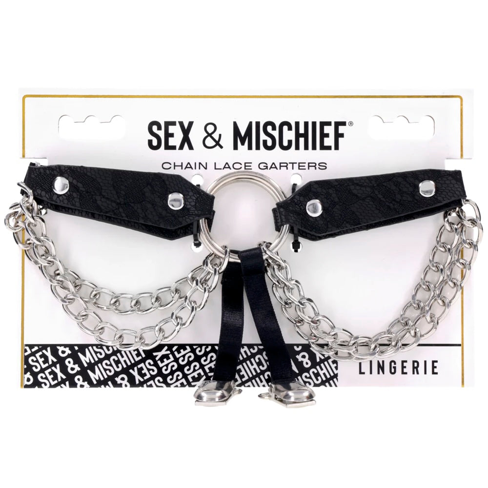 Sex & Mischief: Lace Collection Chain Lace Garters