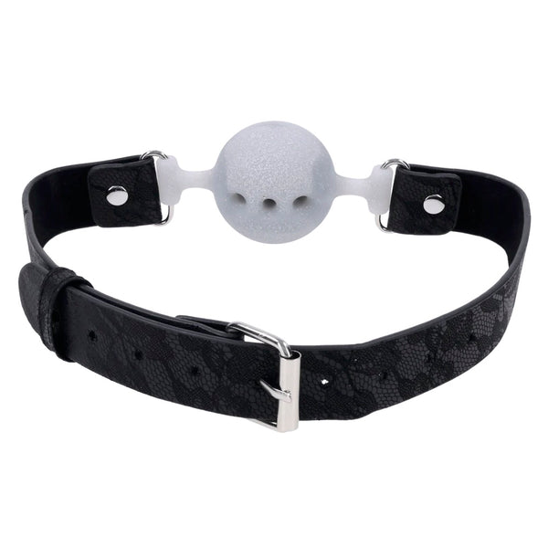 Sex & Mischief: Lace Collection Lace Silicone Breathable Ball Gag
