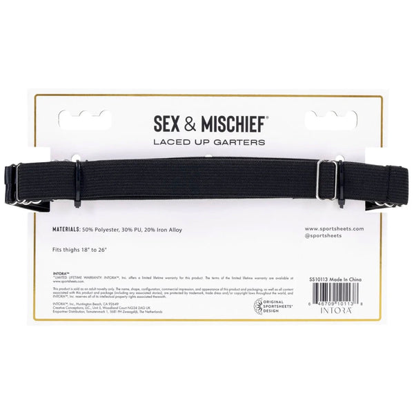 Sex & Mischief: Lace Collection Laced Up Garters