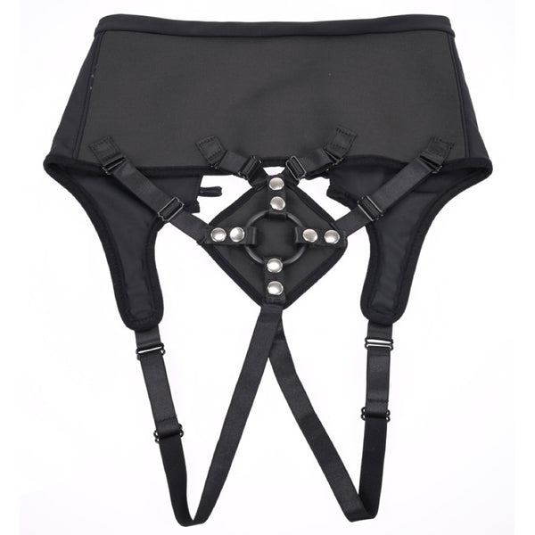 High Waisted Corset Strap-On Harness