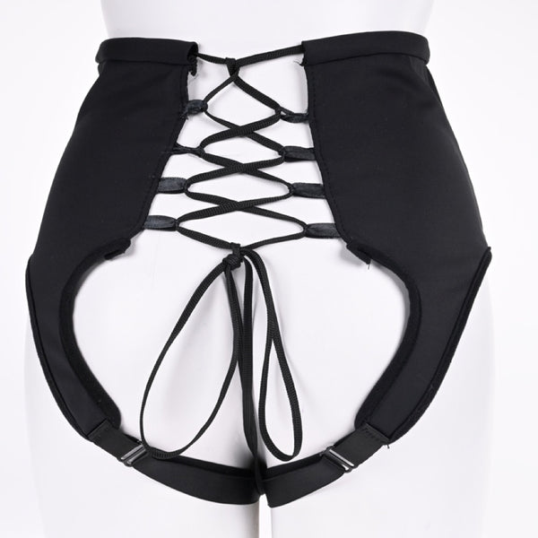 High Waisted Corset Strap-On Harness