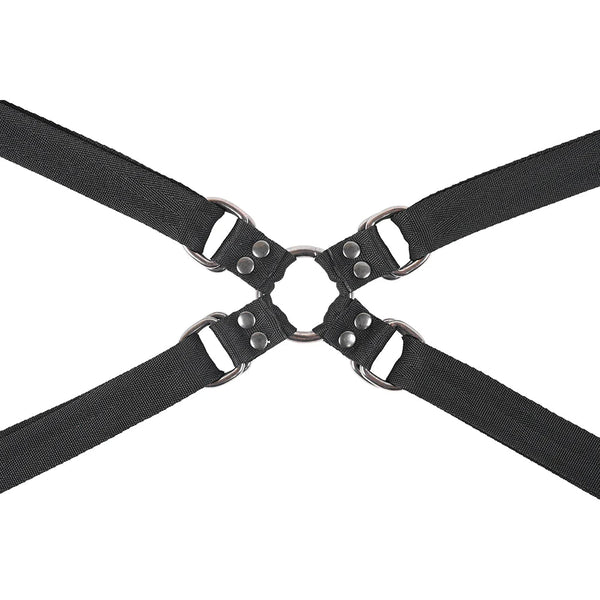 Sex & Mischief: Velvet Noir Adjustable Hog Tie & Cuff Set