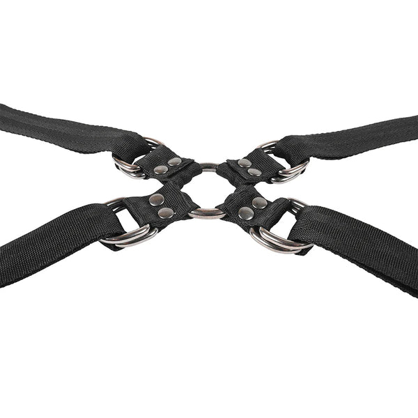 Sex & Mischief: Velvet Noir Adjustable Hog Tie & Cuff Set
