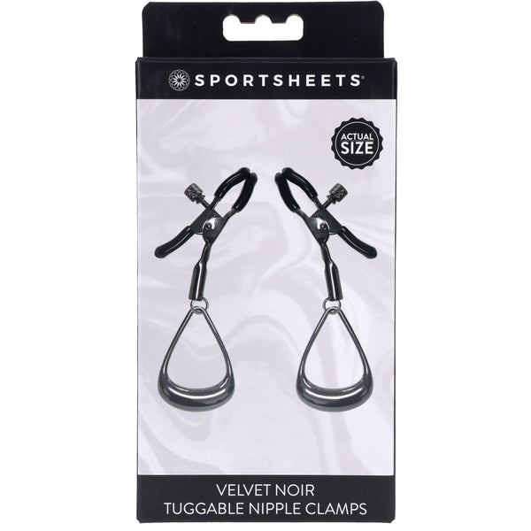 Sex & Mischief: Velvet Noir Tuggable Nipple Clamps