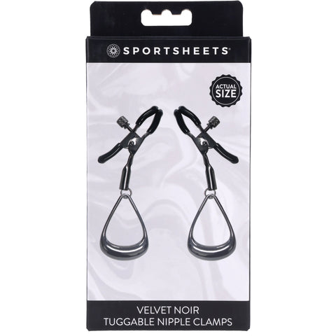 Sex & Mischief: Velvet Noir Tuggable Nipple Clamps