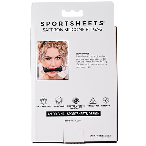 Sportsheets Saffron Silicone Bit Gag - Extreme Toyz Singapore - https://extremetoyz.com.sg - Sex Toys and Lingerie Online Store - Bondage Gear / Vibrators / Electrosex Toys / Wireless Remote Control Vibes / Sexy Lingerie and Role Play / BDSM / Dungeon Furnitures / Dildos and Strap Ons &nbsp;/ Anal and Prostate Massagers / Anal Douche and Cleaning Aide / Delay Sprays and Gels / Lubricants and more...