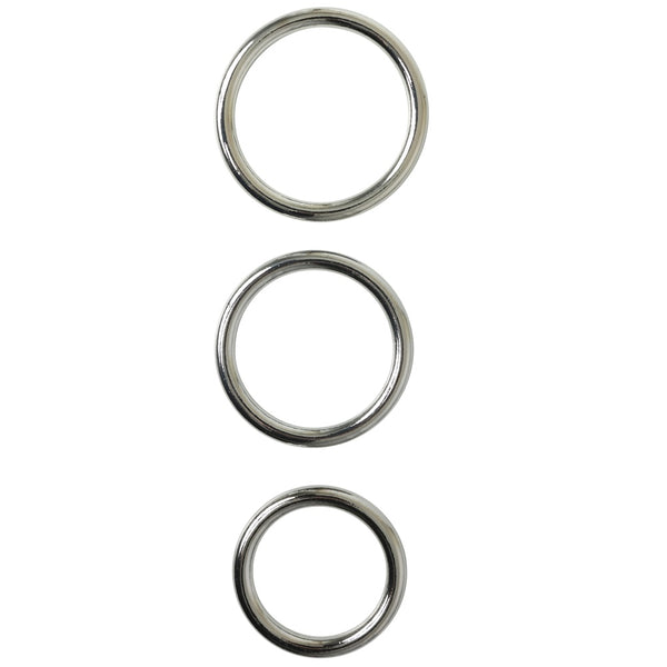 Sportsheets Metal O-Ring 3 Pack - Extreme Toyz Singapore - https://extremetoyz.com.sg - Sex Toys and Lingerie Online Store - Bondage Gear / Vibrators / Electrosex Toys / Wireless Remote Control Vibes / Sexy Lingerie and Role Play / BDSM / Dungeon Furnitures / Dildos and Strap Ons / Anal and Prostate Massagers / Anal Douche and Cleaning Aide / Delay Sprays and Gels / Lubricants and more...  