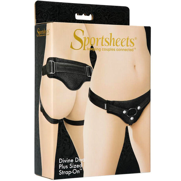 Sportsheets Divine Diva Plus Size Strap-On Harness - Extreme Toyz Singapore - https://extremetoyz.com.sg - Sex Toys and Lingerie Online Store - Bondage Gear / Vibrators / Electrosex Toys / Wireless Remote Control Vibes / Sexy Lingerie and Role Play / BDSM / Dungeon Furnitures / Dildos and Strap Ons  / Anal and Prostate Massagers / Anal Douche and Cleaning Aide / Delay Sprays and Gels / Lubricants and more...