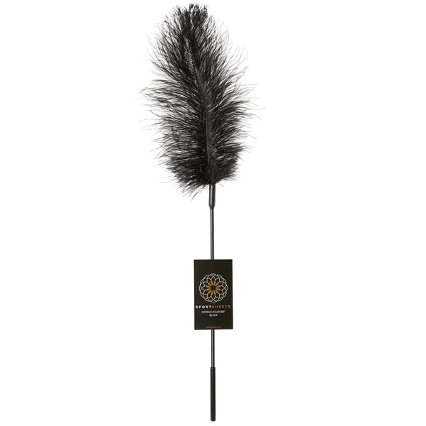Ostrich Tickler - Black