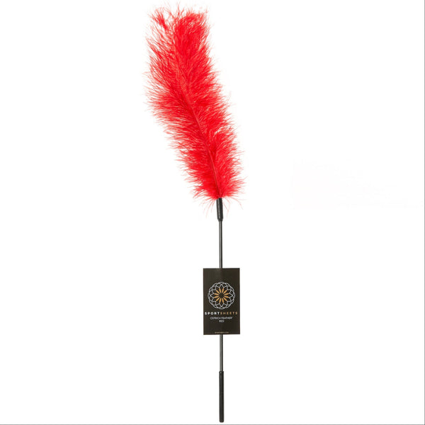 Ostrich Tickler - Red