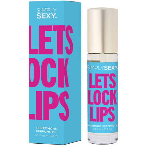 SIMPLY SEXY Lets Lock Lips Pheromone Perfume Oil Roll On - 10.2ml