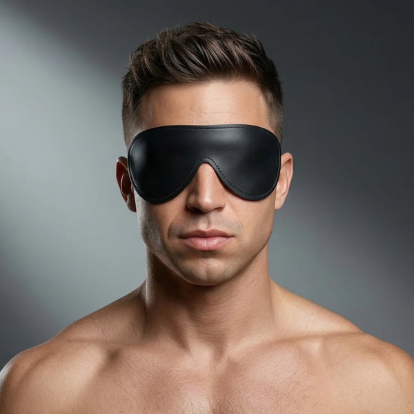 Padded Leather Blindfold