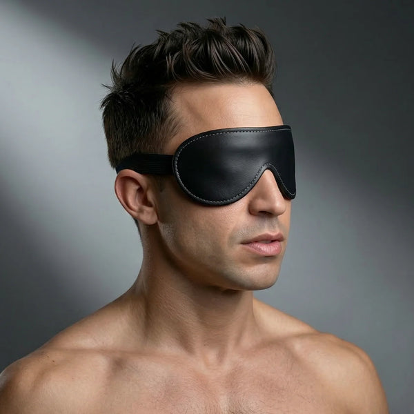 Padded Leather Blindfold