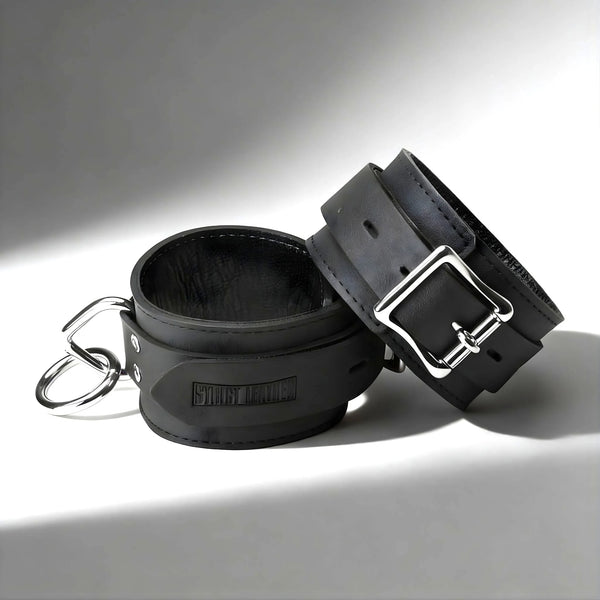 Leather Standard Locking Wrist Cuffs