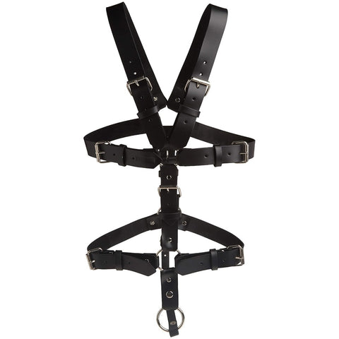 STRICT LEATHER Leather Body Harness (2 Sizes Available) - Extreme Toyz Singapore - https://extremetoyz.com.sg - Sex Toys and Lingerie Online Store - Bondage Gear / Vibrators / Electrosex Toys / Wireless Remote Control Vibes / Sexy Lingerie and Role Play / BDSM / Dungeon Furnitures / Dildos and Strap Ons  / Anal and Prostate Massagers / Anal Douche and Cleaning Aide / Delay Sprays and Gels / Lubricants and more...