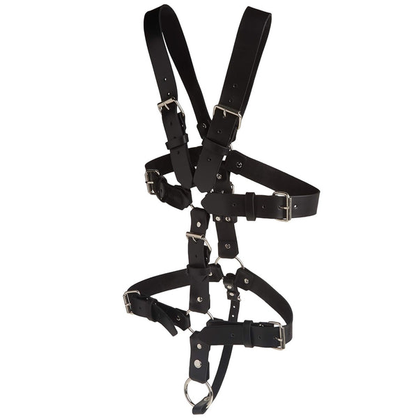 STRICT LEATHER Leather Body Harness (2 Sizes Available) - Extreme Toyz Singapore - https://extremetoyz.com.sg - Sex Toys and Lingerie Online Store - Bondage Gear / Vibrators / Electrosex Toys / Wireless Remote Control Vibes / Sexy Lingerie and Role Play / BDSM / Dungeon Furnitures / Dildos and Strap Ons  / Anal and Prostate Massagers / Anal Douche and Cleaning Aide / Delay Sprays and Gels / Lubricants and more...