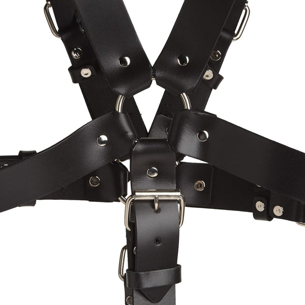 STRICT LEATHER Leather Body Harness (2 Sizes Available) - Extreme Toyz Singapore - https://extremetoyz.com.sg - Sex Toys and Lingerie Online Store - Bondage Gear / Vibrators / Electrosex Toys / Wireless Remote Control Vibes / Sexy Lingerie and Role Play / BDSM / Dungeon Furnitures / Dildos and Strap Ons  / Anal and Prostate Massagers / Anal Douche and Cleaning Aide / Delay Sprays and Gels / Lubricants and more...