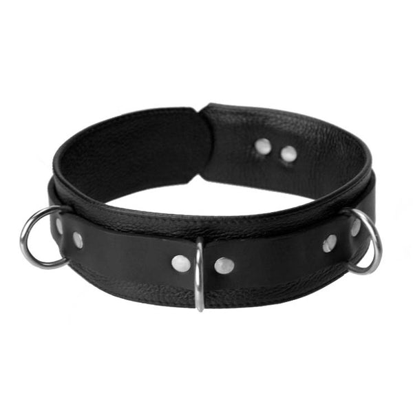 STRICT LEATHER Deluxe Locking Collar - Extreme Toyz Singapore - https://extremetoyz.com.sg - Sex Toys and Lingerie Online Store - Bondage Gear / Vibrators / Electrosex Toys / Wireless Remote Control Vibes / Sexy Lingerie and Role Play / BDSM / Dungeon Furnitures / Dildos and Strap Ons  / Anal and Prostate Massagers / Anal Douche and Cleaning Aide / Delay Sprays and Gels / Lubricants and more...