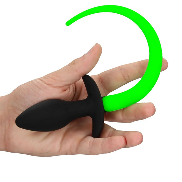 Ouch! Glow In The Dark Puppy Tail Plug