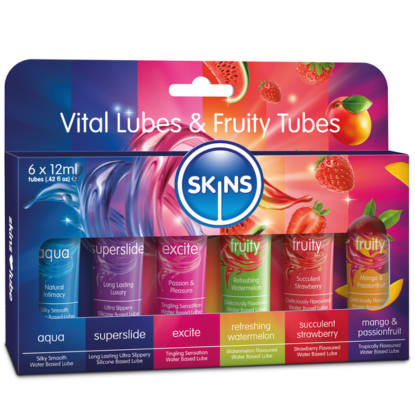Vital & Fruity Lubes - 6 Pack