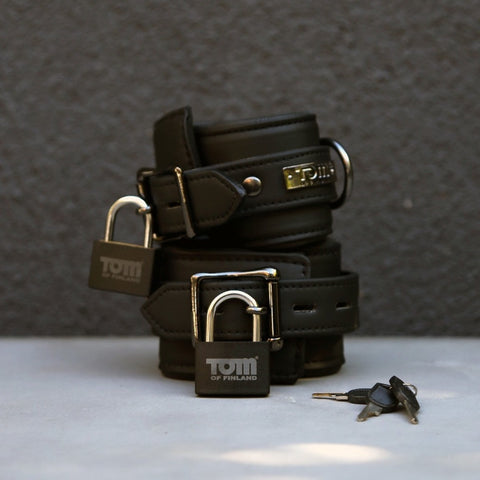 Tom of Finland Neoprene Wrist Cuffs - Extreme Toyz Singapore - https://extremetoyz.com.sg - Sex Toys and Lingerie Online Store - Bondage Gear / Vibrators / Electrosex Toys / Wireless Remote Control Vibes / Sexy Lingerie and Role Play / BDSM / Dungeon Furnitures / Dildos and Strap Ons  / Anal and Prostate Massagers / Anal Douche and Cleaning Aide / Delay Sprays and Gels / Lubricants and more...