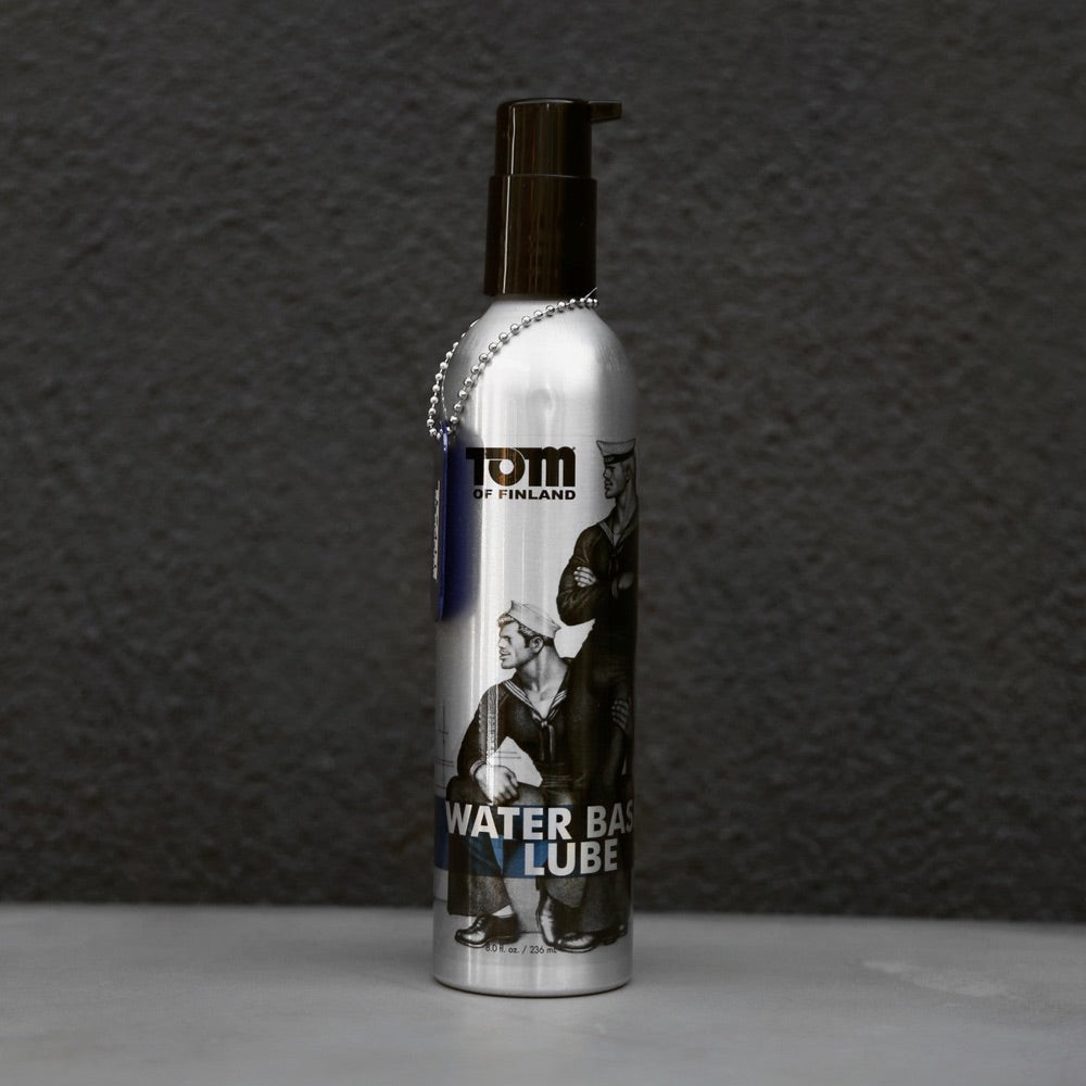 Tom of Finland Water Based Lube 8 oz. - Extreme Toyz Singapore - https://extremetoyz.com.sg - Sex Toys and Lingerie Online Store - Bondage Gear / Vibrators / Electrosex Toys / Wireless Remote Control Vibes / Sexy Lingerie and Role Play / BDSM / Dungeon Furnitures / Dildos and Strap Ons  / Anal and Prostate Massagers / Anal Douche and Cleaning Aide / Delay Sprays and Gels / Lubricants and more...