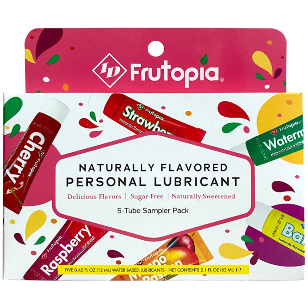 ID Lubricants Frutopia Assorted 5 Pack - Extreme Toyz Singapore - https://extremetoyz.com.sg - Sex Toys and Lingerie Online Store - Bondage Gear / Vibrators / Electrosex Toys / Wireless Remote Control Vibes / Sexy Lingerie and Role Play / BDSM / Dungeon Furnitures / Dildos and Strap Ons / Anal and Prostate Massagers / Anal Douche and Cleaning Aide / Delay Sprays and Gels / Lubricants and more...