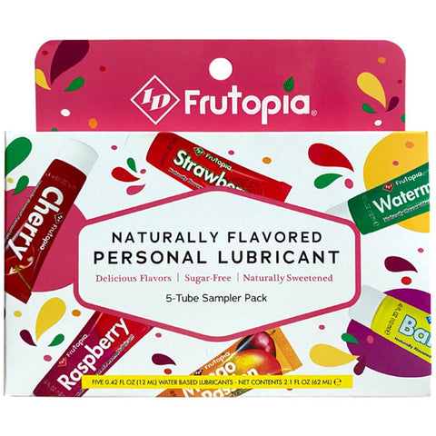 ID Lubricants Frutopia Assorted 5 Pack - Extreme Toyz Singapore - https://extremetoyz.com.sg - Sex Toys and Lingerie Online Store - Bondage Gear / Vibrators / Electrosex Toys / Wireless Remote Control Vibes / Sexy Lingerie and Role Play / BDSM / Dungeon Furnitures / Dildos and Strap Ons / Anal and Prostate Massagers / Anal Douche and Cleaning Aide / Delay Sprays and Gels / Lubricants and more...