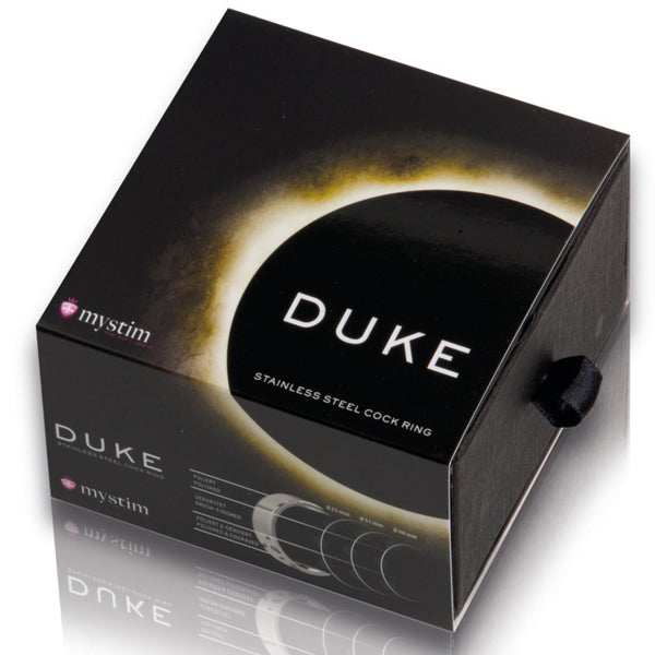 His Ringness The Duke Polished Stainless Steel Cock Ring - 55mm