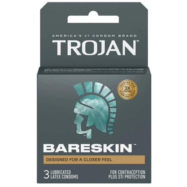Bareskin Lubricated Condoms - 3 Pack