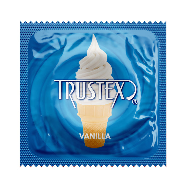Vanilla Flavored Lubricated Condoms - 3 Pack