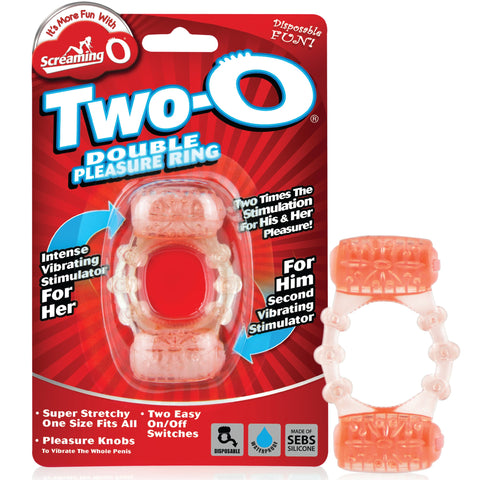 Two-O Double Pleasure Cock Ring