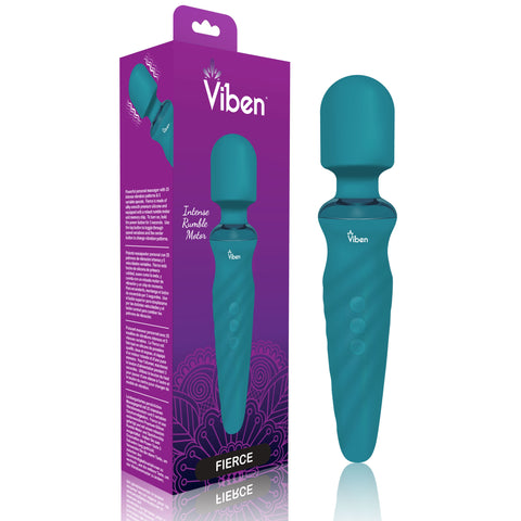 Viben Fierce Ocean Intense Rechargeable Wand Massager - Extreme Toyz Singapore - https://extremetoyz.com.sg - Sex Toys and Lingerie Online Store - Bondage Gear / Vibrators / Electrosex Toys / Wireless Remote Control Vibes / Sexy Lingerie and Role Play / BDSM / Dungeon Furnitures / Dildos and Strap Ons &nbsp;/ Anal and Prostate Massagers / Anal Douche and Cleaning Aide / Delay Sprays and Gels / Lubricants and more...