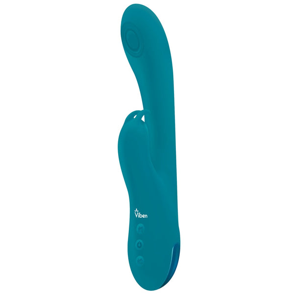 Vieben Razzle Rechargeable Thumping G-Spot Rabbit - Ocean - Extreme Toyz Singapore - https://extremetoyz.com.sg - Sex Toys and Lingerie Online Store - Bondage Gear / Vibrators / Electrosex Toys / Wireless Remote Control Vibes / Sexy Lingerie and Role Play / BDSM / Dungeon Furnitures / Dildos and Strap Ons &nbsp;/ Anal and Prostate Massagers / Anal Douche and Cleaning Aide / Delay Sprays and Gels / Lubricants and more...