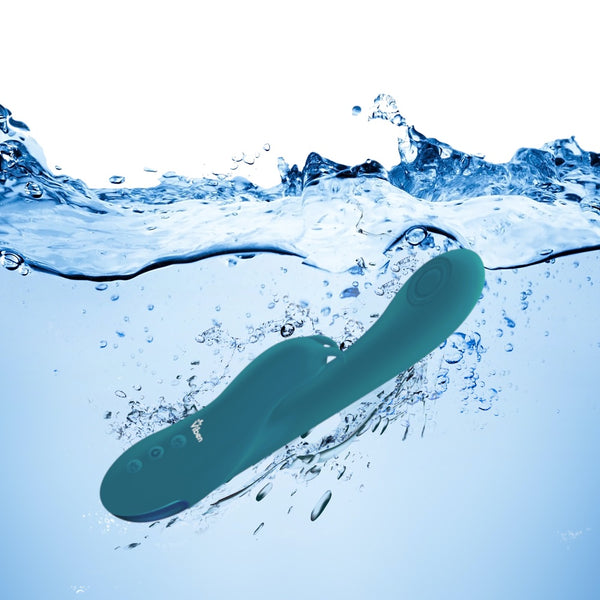 Vieben Razzle Rechargeable Thumping G-Spot Rabbit - Ocean - Extreme Toyz Singapore - https://extremetoyz.com.sg - Sex Toys and Lingerie Online Store - Bondage Gear / Vibrators / Electrosex Toys / Wireless Remote Control Vibes / Sexy Lingerie and Role Play / BDSM / Dungeon Furnitures / Dildos and Strap Ons &nbsp;/ Anal and Prostate Massagers / Anal Douche and Cleaning Aide / Delay Sprays and Gels / Lubricants and more...