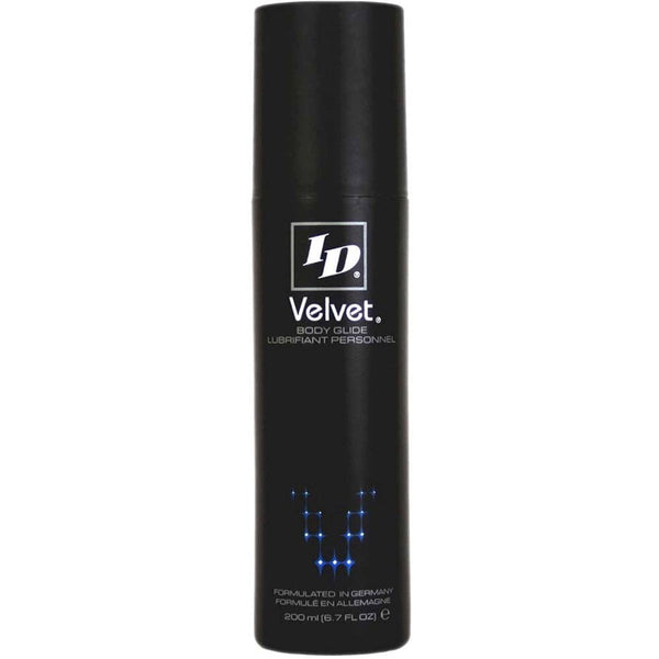 ID Lubricants VELVET Silicone Personal Lubricant - 200ml - Extreme Toyz Singapore - https://extremetoyz.com.sg - Sex Toys and Lingerie Online Store - Bondage Gear / Vibrators / Electrosex Toys / Wireless Remote Control Vibes / Sexy Lingerie and Role Play / BDSM / Dungeon Furnitures / Dildos and Strap Ons  / Anal and Prostate Massagers / Anal Douche and Cleaning Aide / Delay Sprays and Gels / Lubricants and more...