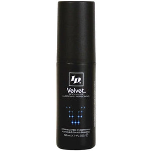 ID Lubricants VELVET Silicone Personal Lubricant - 50ml - Extreme Toyz Singapore - https://extremetoyz.com.sg - Sex Toys and Lingerie Online Store - Bondage Gear / Vibrators / Electrosex Toys / Wireless Remote Control Vibes / Sexy Lingerie and Role Play / BDSM / Dungeon Furnitures / Dildos and Strap Ons  / Anal and Prostate Massagers / Anal Douche and Cleaning Aide / Delay Sprays and Gels / Lubricants and more...