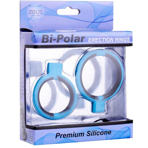 Bi-Polar Silicone Cock Ring Set