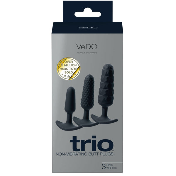 Trio Non-Vibrating Butt Plug Set