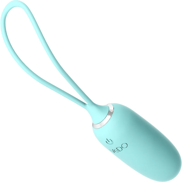 Kiwi Rechargeable Insertable Bullet Vibe with Remote - Turquoise