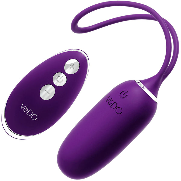 Kiwi Rechargeable Insertable Bullet Vibe with Remote - Purple